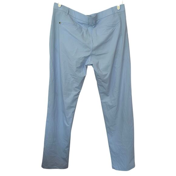 NWT Greyson Montauk Trouser Pants Size 38x32 Wolf Blue Sport Golf Active Preppy - Picture 2 of 10